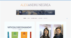 Desktop Screenshot of alexandrunegrea.ro