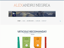 Tablet Screenshot of alexandrunegrea.ro